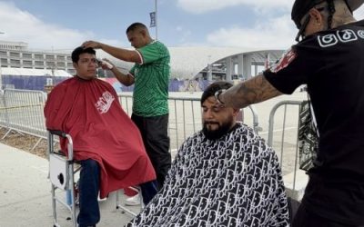 MONDIALI DI CALCIO IN USA: I BARBIERI HANNO REGALATO TAGLI DI CAPELLI ALLO STADIO